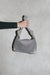 Rhinestone bag in silver — main image