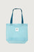 Mesh tote bag in baby blue — main image