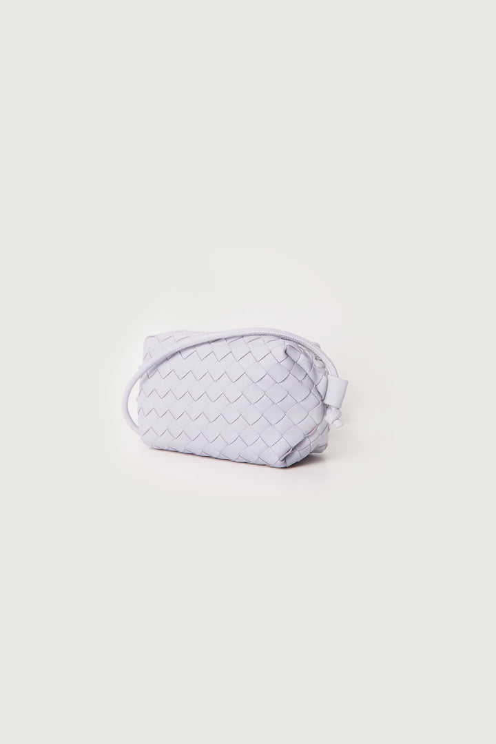 WOVEN CROSSBODY BAG in Fair Orchid — alternate angle