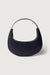Small round hand bag in black — main image
