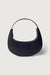 Small round hand bag in black — main image
