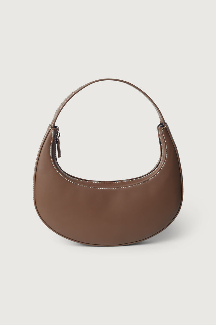 SMALL ROUND HAND BAG in Brown — alternate angle