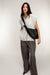 Slouchy shoulder bag in black — main image