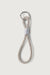 Shiny loop bag charm in silver — main image