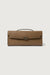 Stella belted clutch in light taupe — main image