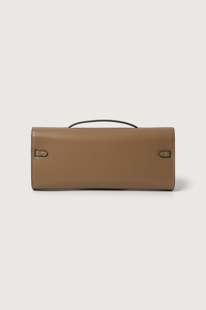 STELLA BELTED CLUTCH in Light Taupe — alternate angle