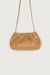 Scrunch top clutch in caramel — main image