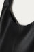 Round shoulder bag in black — main image