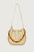 Tortoise shell chain bag in butter — main image