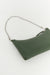 Mini bag with chain strap in shadow green — main image