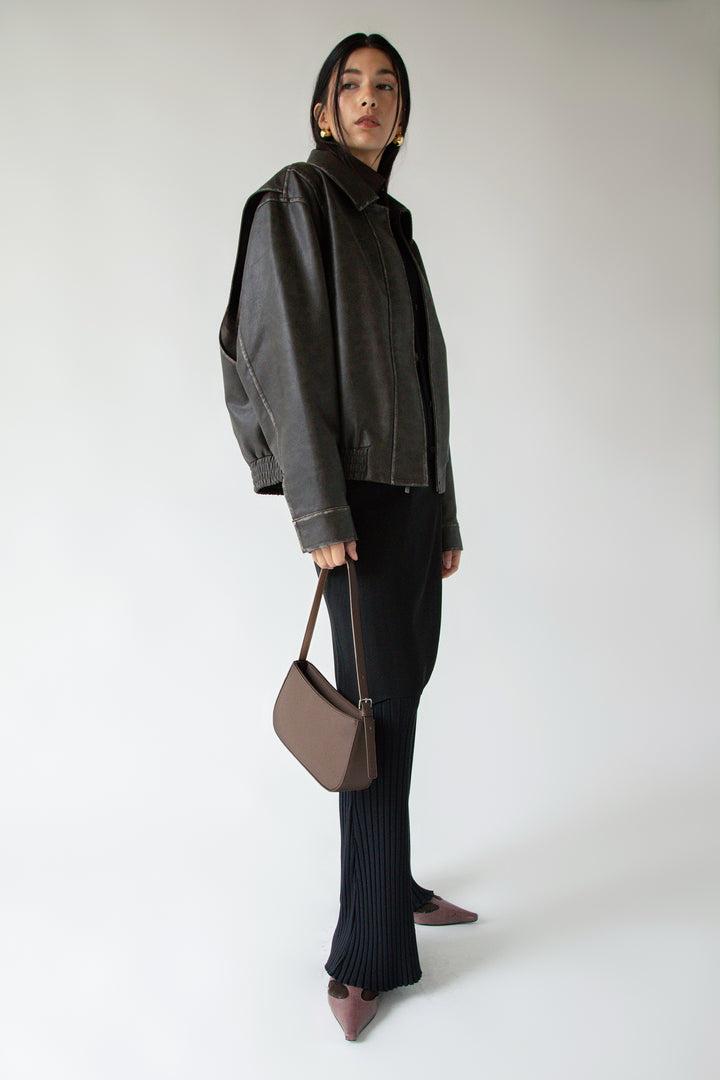 MINIMAL SHOULDER BAG in Brown — alternate angle