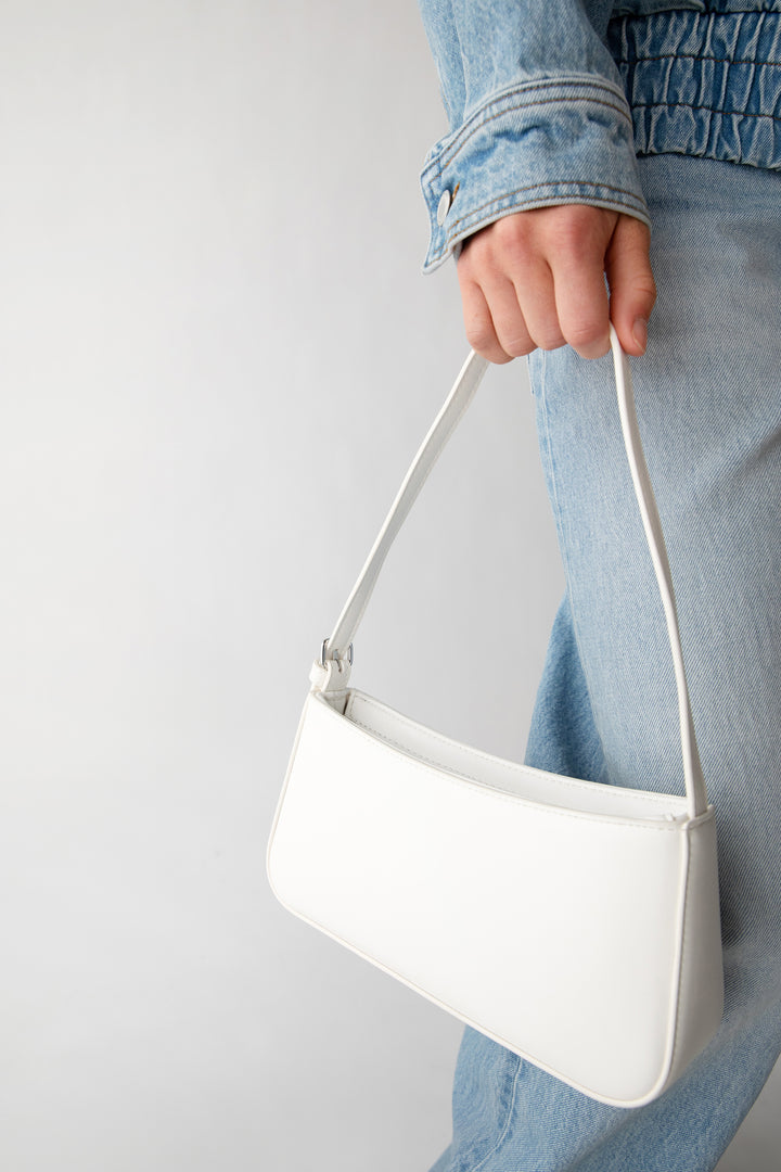 MINIMAL SHOULDER BAG in Cream — alternate angle