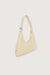 Small rounded shoulder bag in dark beige — main image