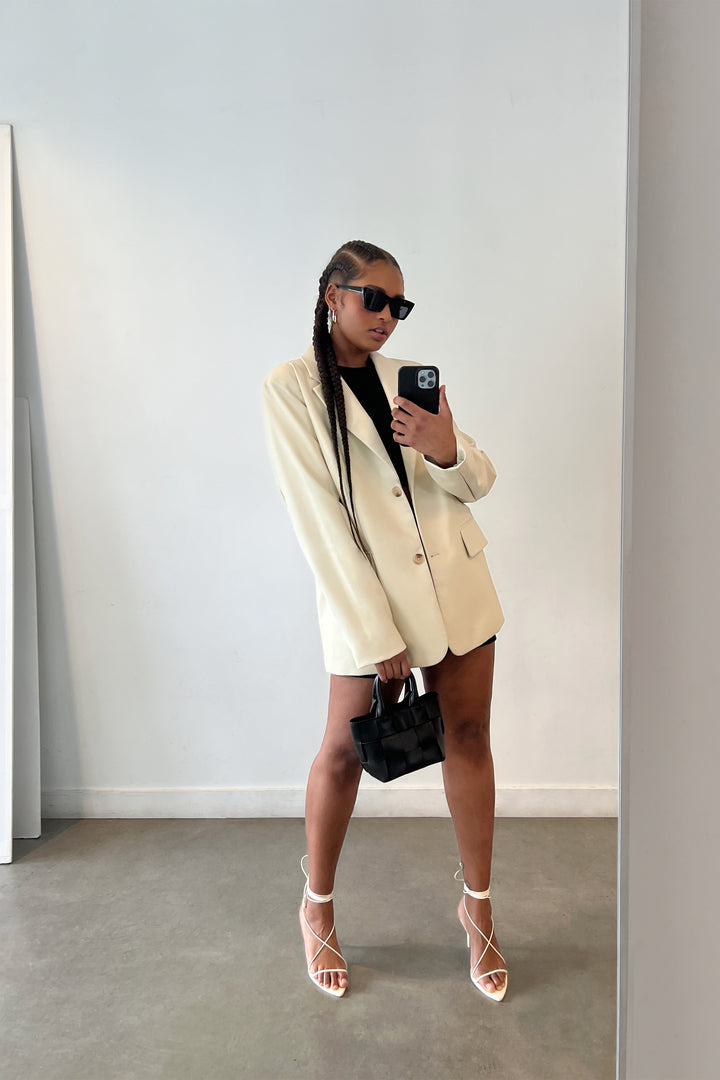 WOVEN MINI BAG in Black — alternate angle