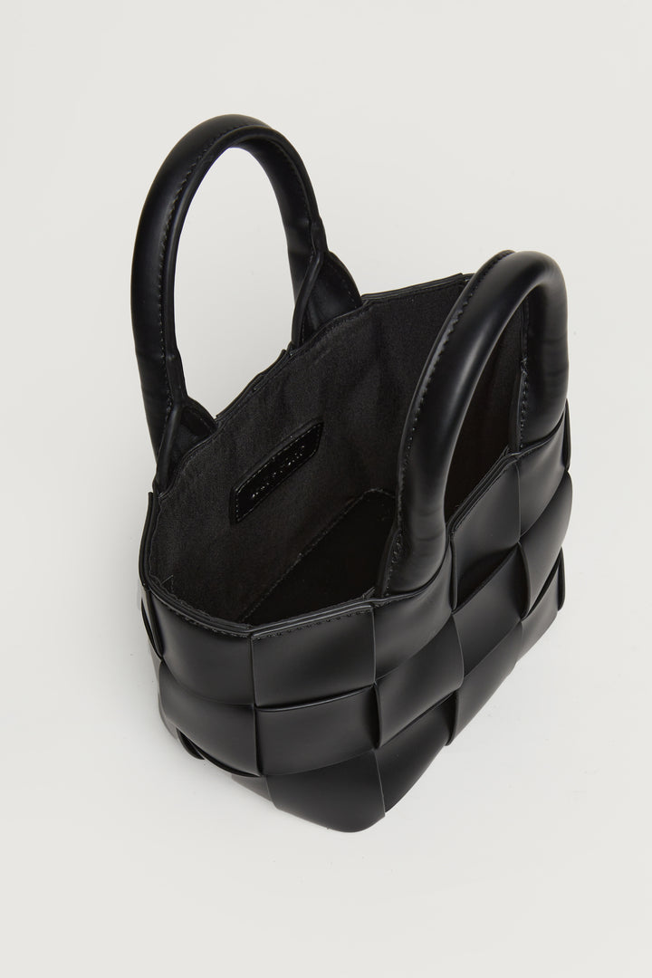 WOVEN MINI BAG in Black — alternate angle