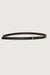 Thin belt with double buckle in dark brown — main image