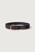 Vegan suede belt in brown — main image