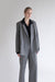 Oversized blazer in gunmetal — main image