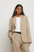 Relaxed fit blazer in smokey taupe — main image