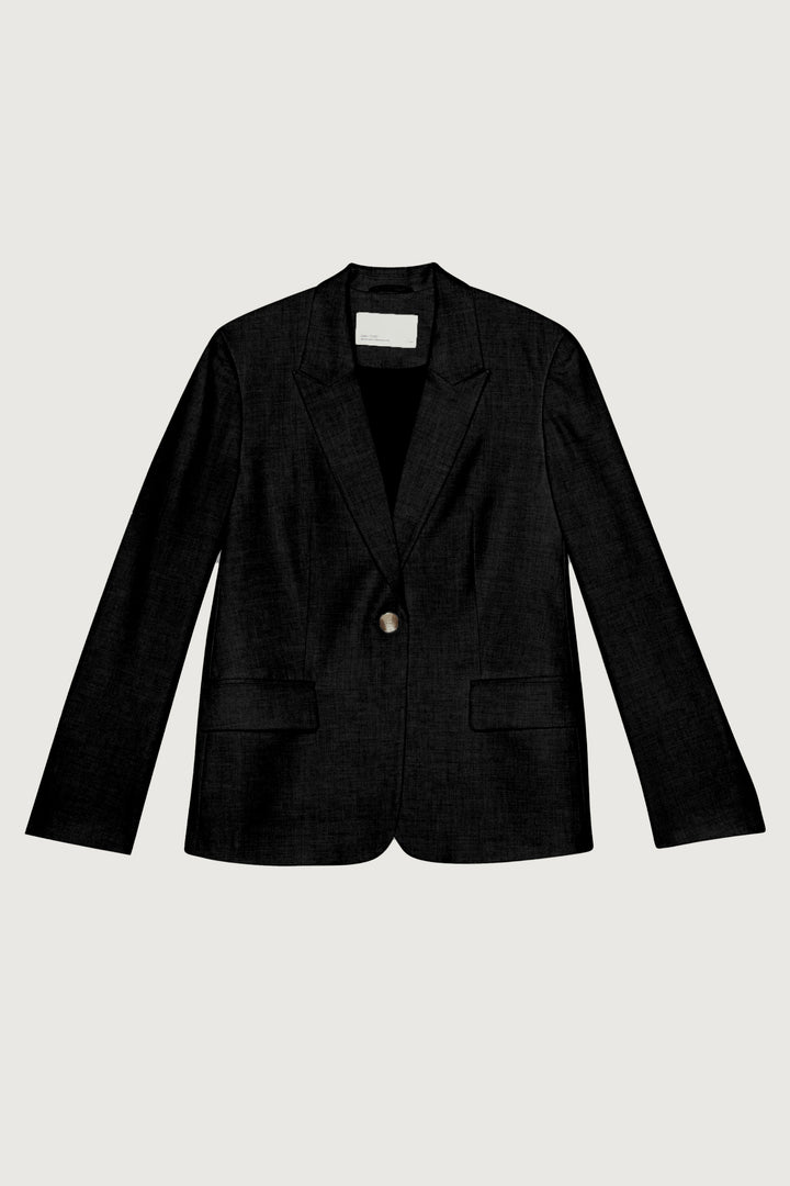 CLASSIC FIT BLAZER in Black — alternate angle