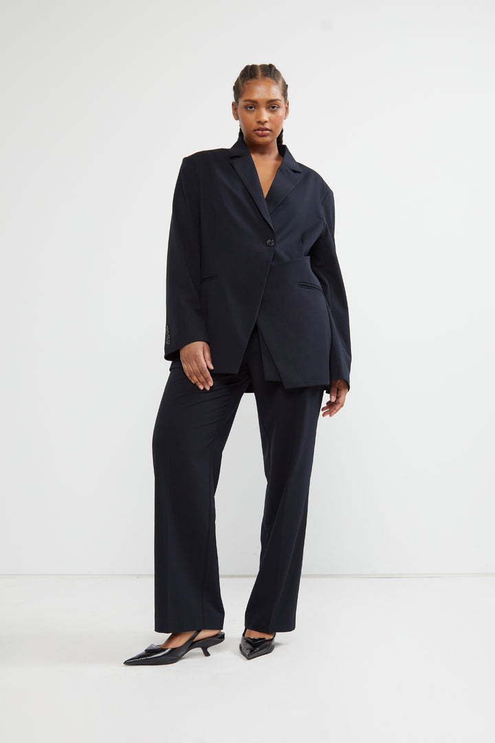 CROSSFRONT BLAZER in Black — alternate angle