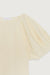 Woven top in cream — main image