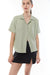Crinkle short sleeve shirt in alfalfa — main image