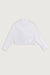 Cropped shirt in white — main image