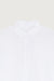 Cropped sheer button up in white — main image