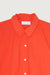 Cropped short sleeve button up in red — main image