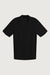 Collared short sleeve shirt in black — main image