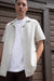 Collared short sleeve shirt in pelican — main image
