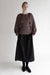 Balloon sleeve top in sparrow — main image