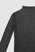 Sheer mockneck top in black — main image