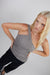 Ruched top in grey — main image
