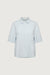 Seersucker short sleeve shirt in ballad blue — main image