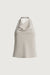 Halter cowl neck top in moonstruck — main image