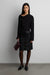 Draped off the shoulder blouse in black — main image