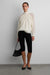Ruffled long sleeve blouse in vanilla ice — main image