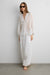 Vintage floral lace blouse in white — main image