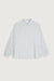Loose button up shirt in wreath tofu — main image