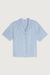 Short sleeve shirt in misty blue — main image