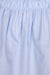 Cropped square neck tank in blue — main image
