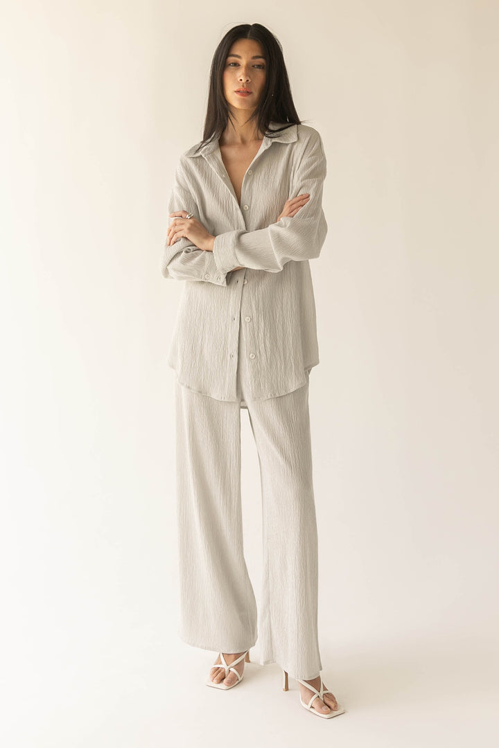 CRINKLE BUTTON UP in ANTARCTICA — alternate angle