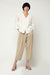 Button front top in cream — main image