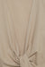 Tie front top in beige — main image