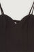 Sweetheart corset tank in black — main image