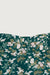 Floral puff sleeve top in seamoss floral — main image
