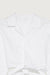 Cropped wrap shirt in white — main image
