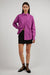 Cotton poplin shirt in striking purple — main image